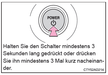 Toyota Yaris. Wenn Ihr Fahrzeug aufgrund eines Notfalls angehalten werden muss