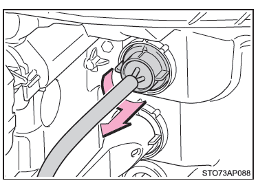 Toyota Yaris. Glühlampen auswechseln