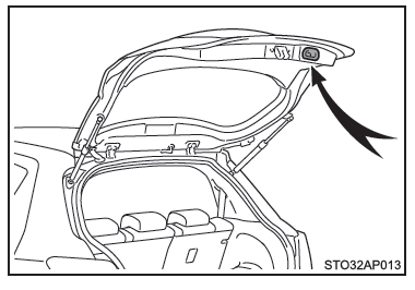 Toyota Yaris. Beim Schließen der Heckklappe