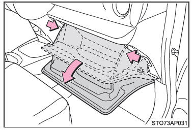 Toyota Yaris. Vorgehensweise beim Ausbau