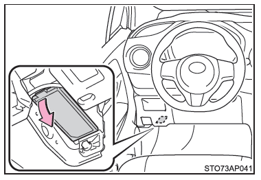 Toyota Yaris. Instrumententafel (Fahrzeuge mit Linkslenkung)