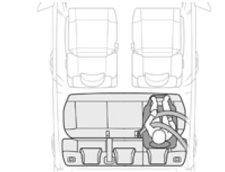 Citoen C3. Kindersitz hinten