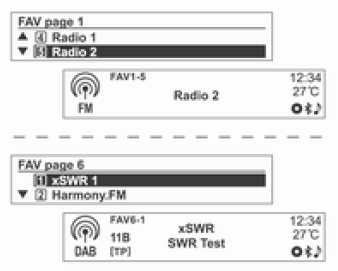 Radiosendertaste direkt anwählen
