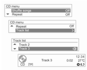 CD menu