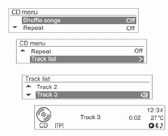 CD menu