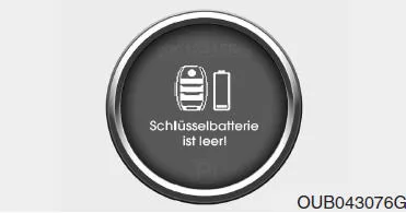 LCD-Display-Warnung 