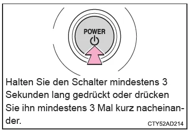 Toyota Yaris. Wenn Ihr Fahrzeug aufgrund eines Notfalls angehalten werden muss