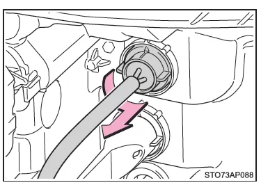 Toyota Yaris. Glühlampen auswechseln