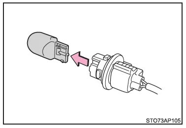 Toyota Yaris. Glühlampen auswechseln