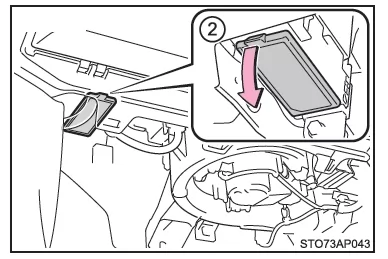 Toyota Yaris. Instrumententafel (Fahrzeuge mit Rechtslenkung)